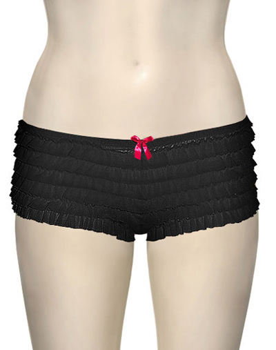 Black Ruffle Panty