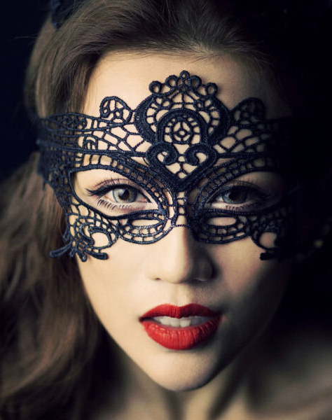 Embroidered Venice Masquerade Mask
