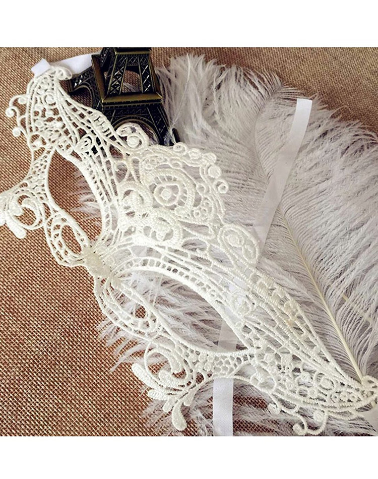 Embroidered Venice Masquerade Mask