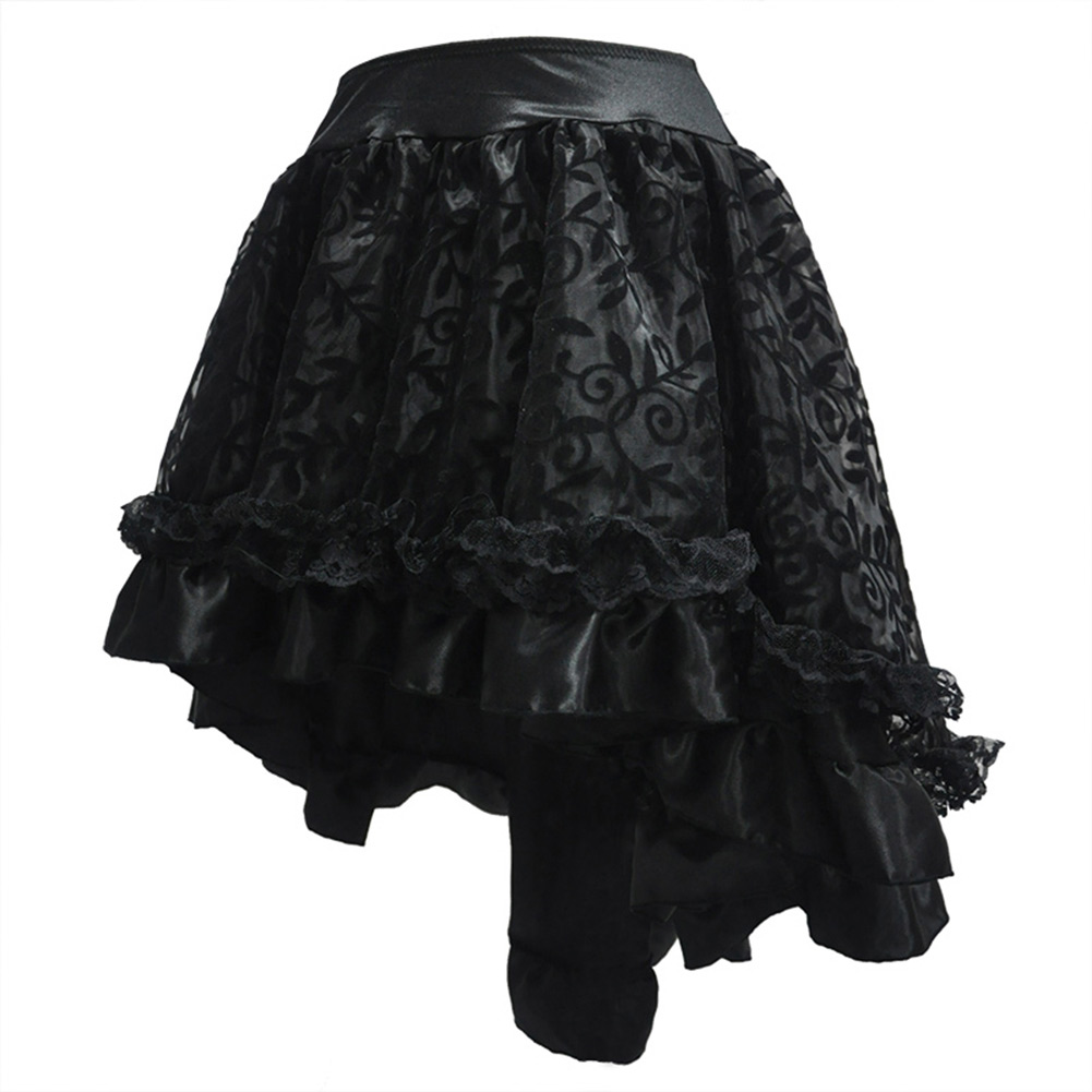 Luxury Steampunk Skirt Black
