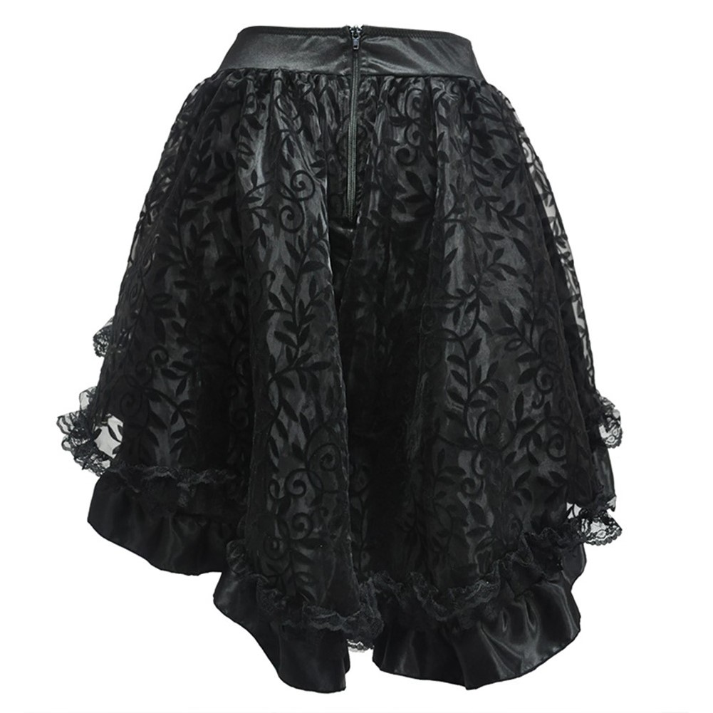 Luxury Steampunk Skirt Black