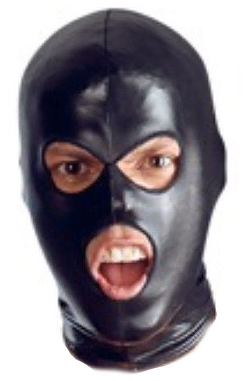 PVC Wet Look Full Head Hood Mask