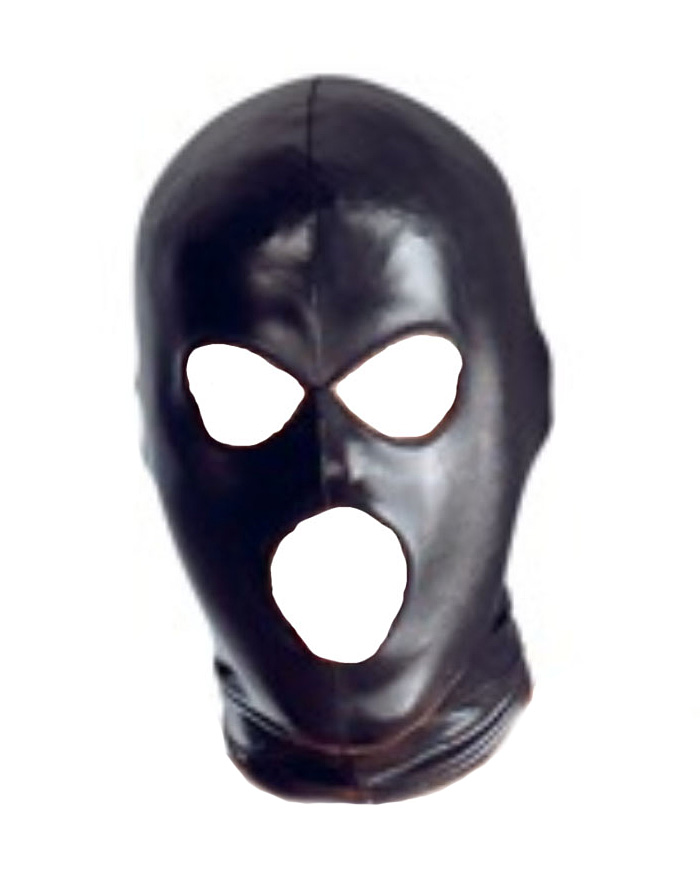 PVC Wet Look Full Head Hood Mask