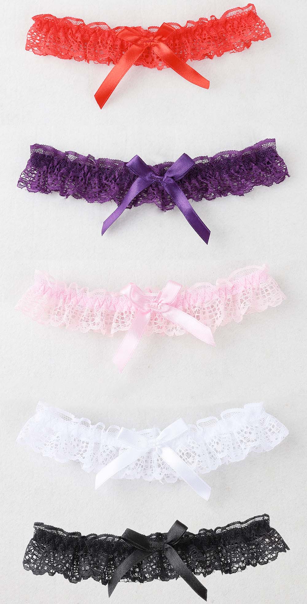 Lace Garter with Satin Bow