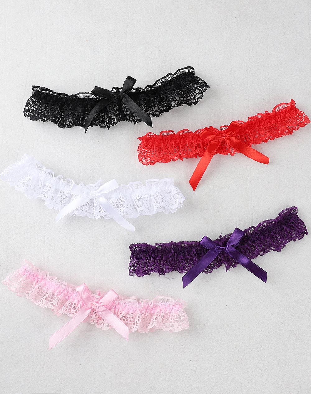 Lace Garter with Satin Bow