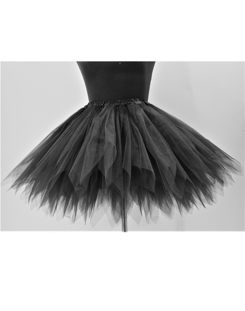 Mesh Tutu Pettiskirt Black