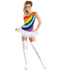 Rainbow Girl Adult Costume