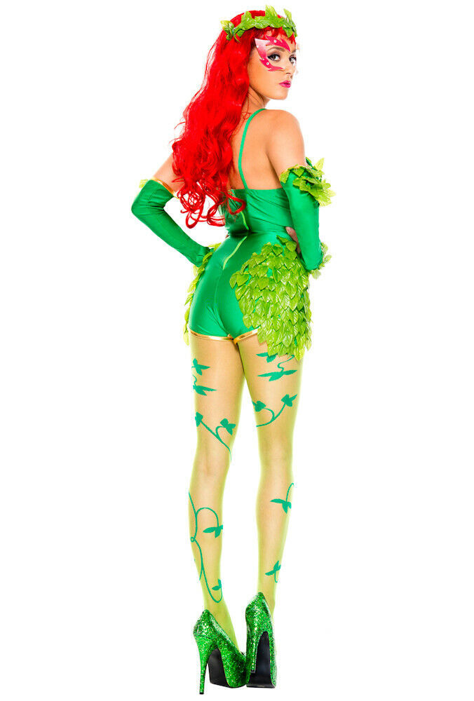 Green Jungle Girl Jumpsuit Costume