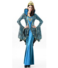 Turquoise Medieval Queen Costume