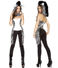 Women's Wild Zebra Costume