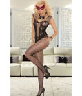 Floral Lace Strapped Bodystocking