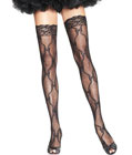 Bow Lace Thigh High with Lace Top