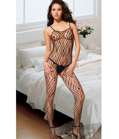 Seamless Fishnet Bodystocking