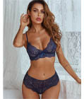 Heartless Romantic Bra Set Blue