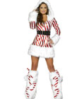 Candy Cane Hooded Dress Costume