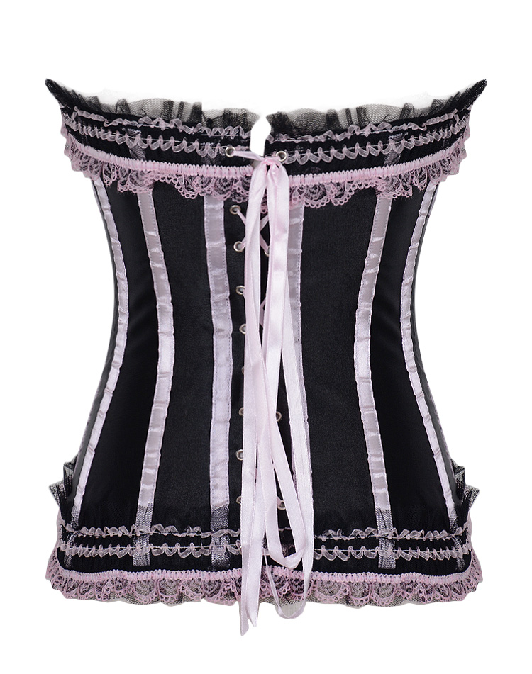 Lace Up Corset with Thong