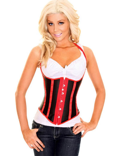 Black and Red Underbust Shaper