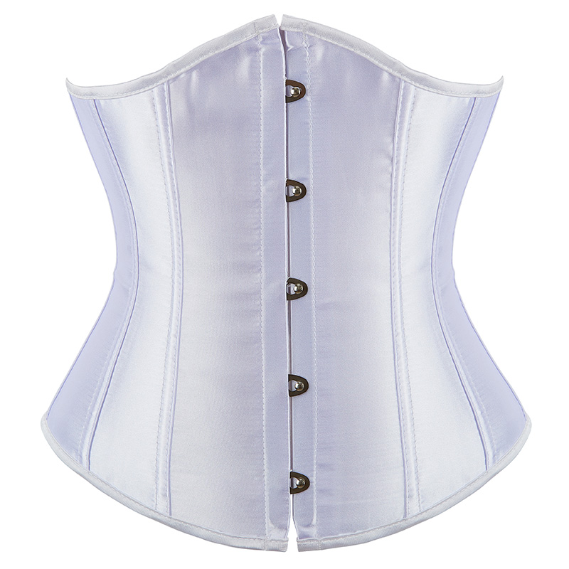 Classic Satin UnderBust Shaper White