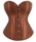 Satin Corset Brown