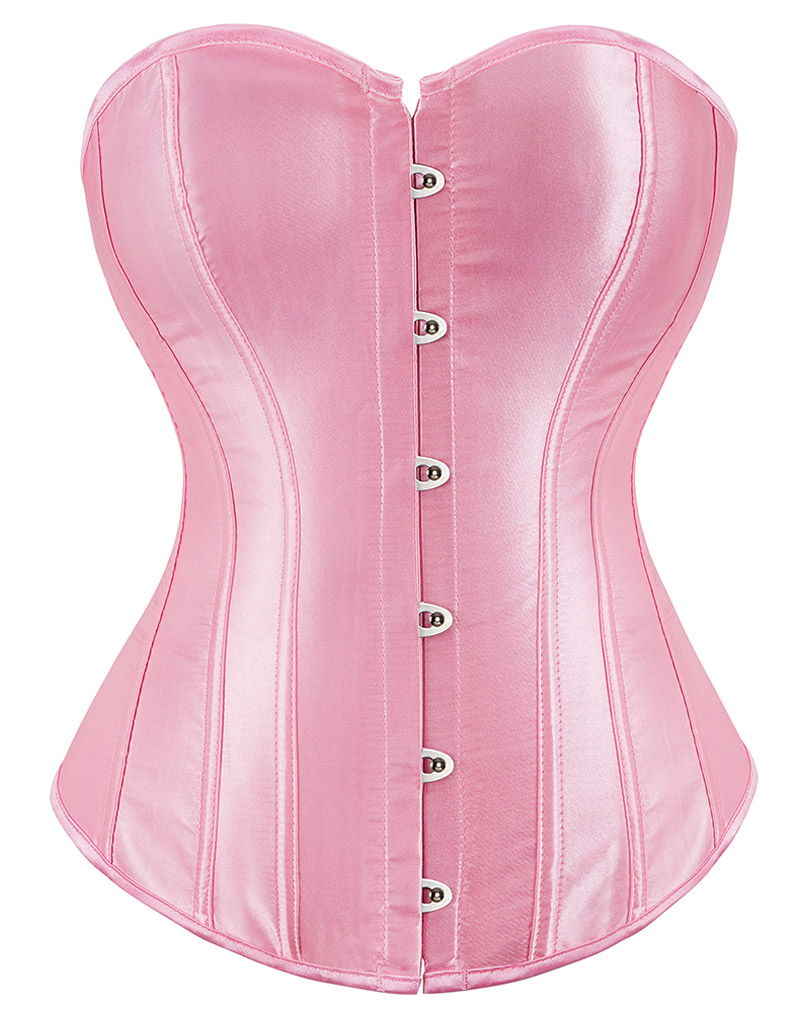 Satin Corset Pink