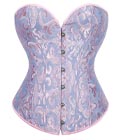 Floral Tapestry Corset Blue