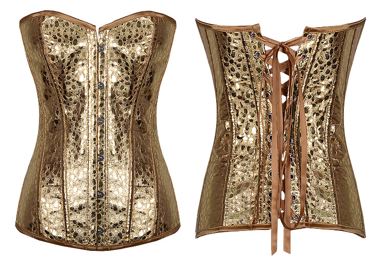 Golden Nugget Burlesque Corset