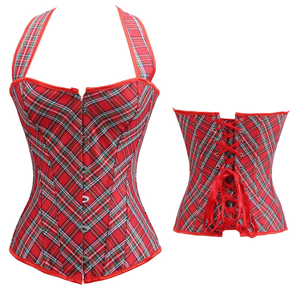 Plaid Schoolgirl Corset