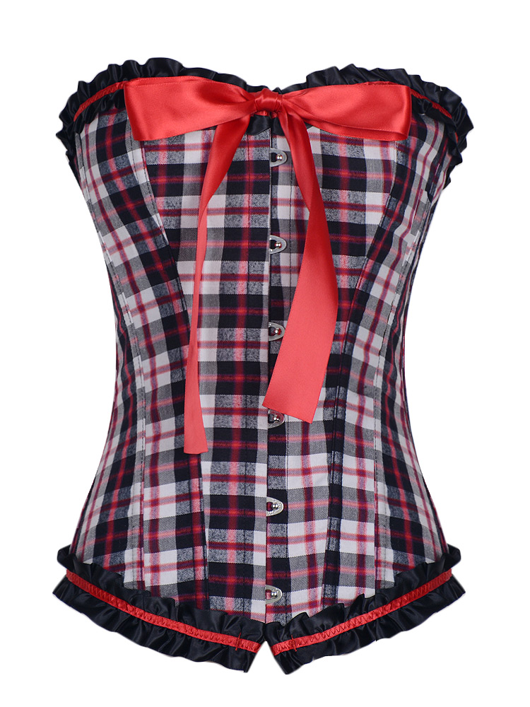 Plaid Burlesque Corset