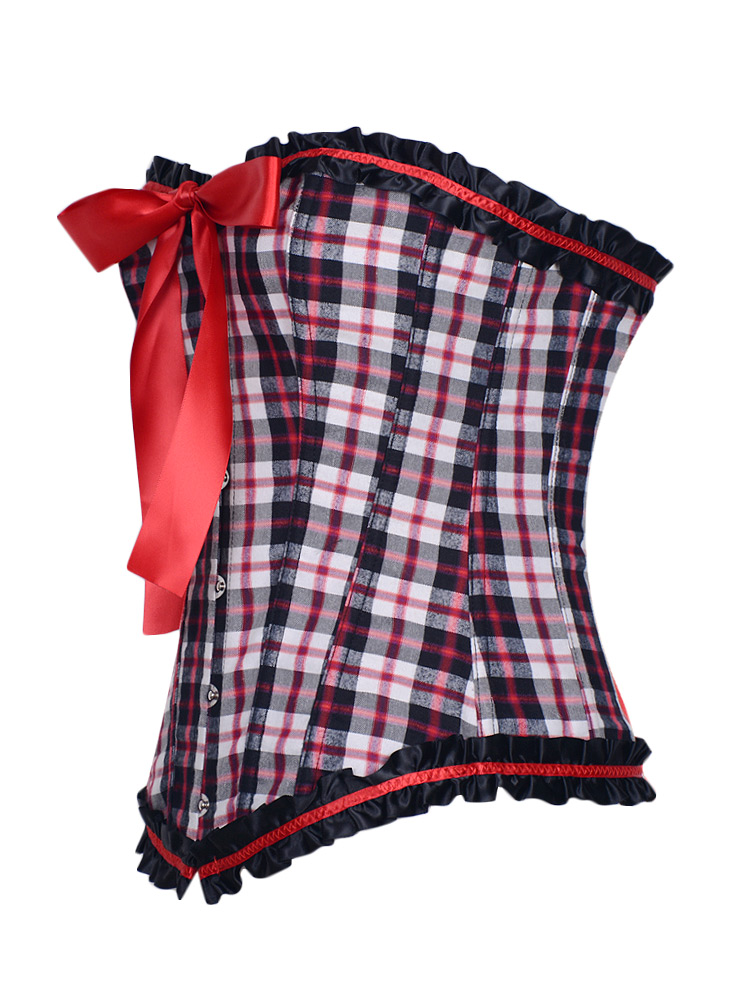 Plaid Burlesque Corset