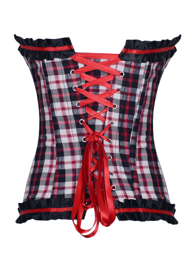 Plaid Burlesque Corset