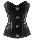 Exclusive Metal Boned Corset Black