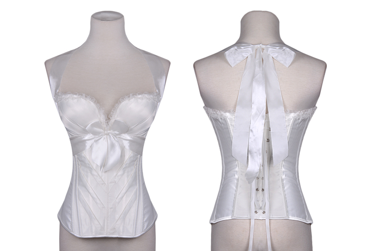 Delectable Sweetheart Overbust Corset White Delectable Sweetheart Overbust Corset White