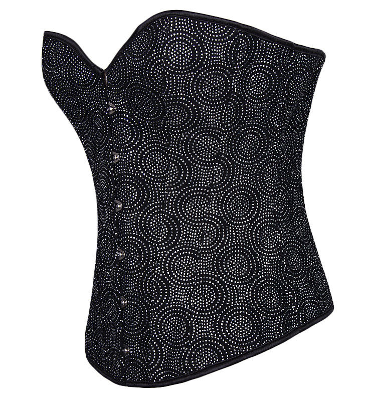 Sequin Circles Burlesque Corset