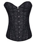 Sequin Circles Burlesque Corset