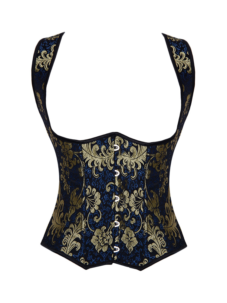 Gorgeous Brocade Vest Bustier Corset