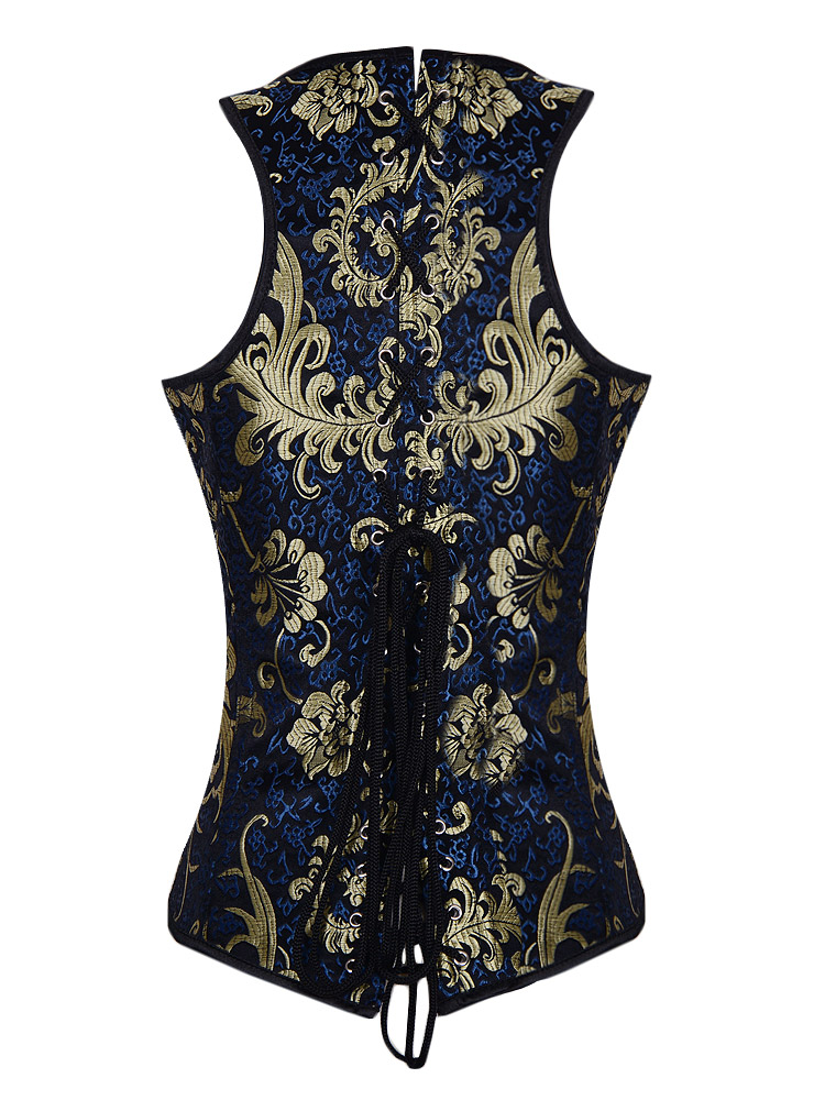 Gorgeous Brocade Vest Bustier Corset