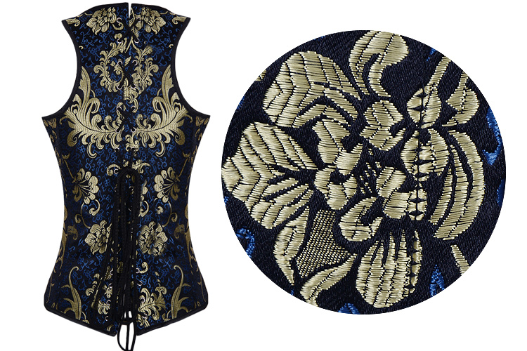 Gorgeous Brocade Vest Bustier Corset