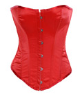 Classic Overbust Corset Red