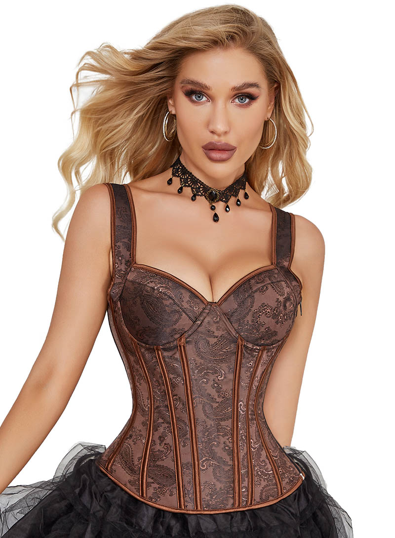 Brocade Strap Corset