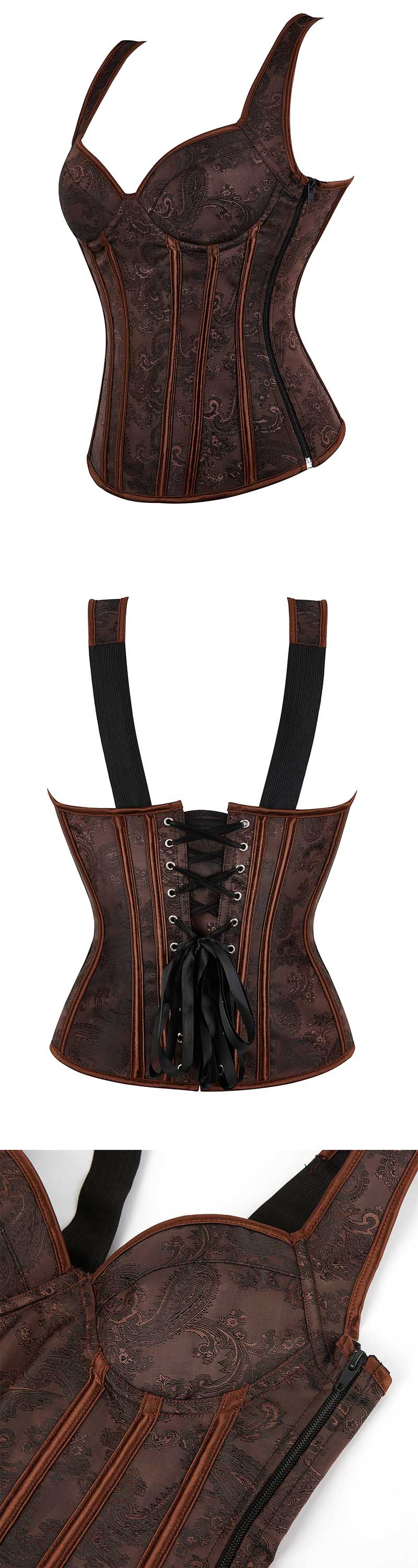 Brocade Strap Corset