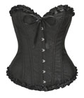 Brocade Curves Corset Black