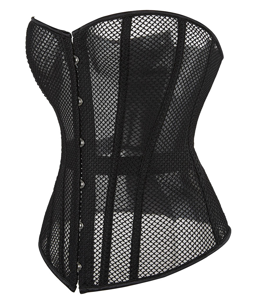 Black Netted Corset