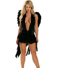 Dark Angel Costume with Wings