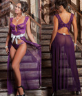 Parisian Love Lingerie Gown Purple
