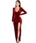 Velvet Bodycon Maxi Dress