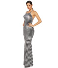 Vertical Stripes Long Dress