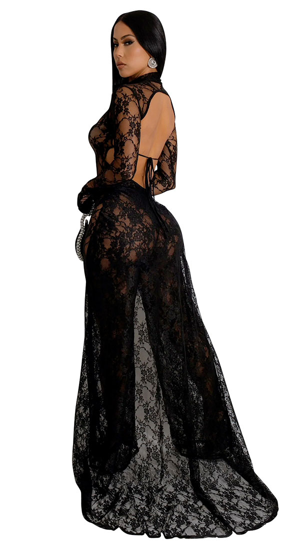 Allover Lace Gown