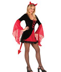 Red Sleeves Devil Costume