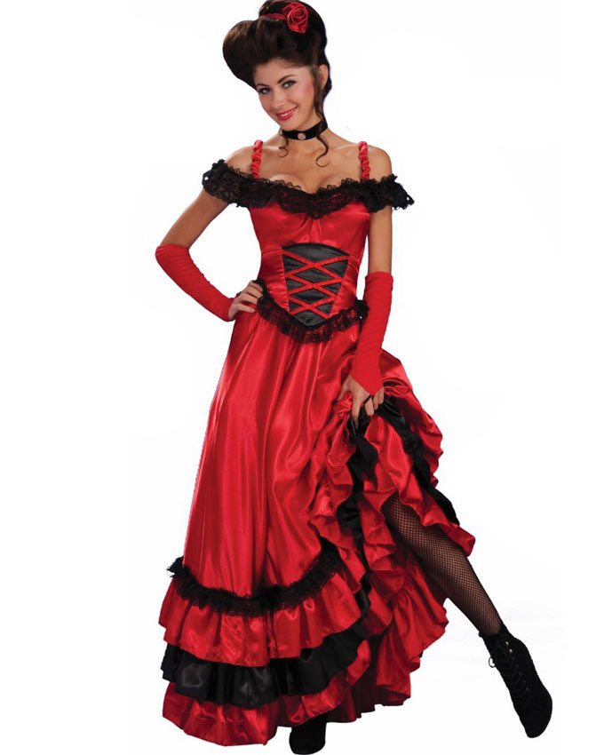 Western Saloon Girl Dress