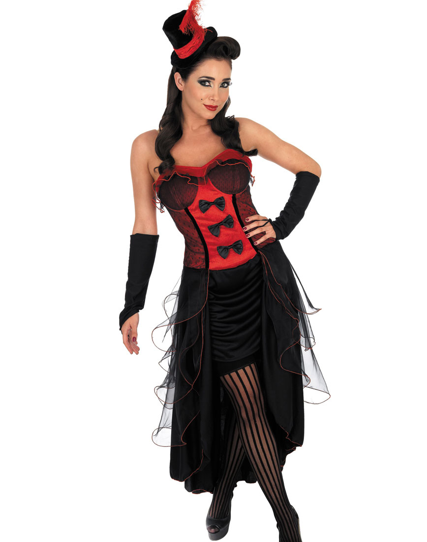 Burlesque Babe Adult Costume Red